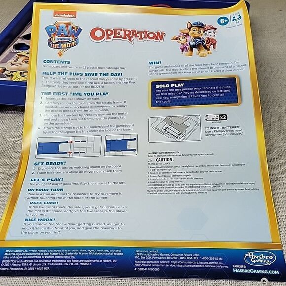 3 Paw Patrol games..Operation, Pop-Up Game and Bowling - Picture 9 of 9